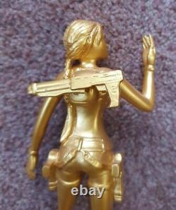 LARA CROFT MIDAS GOLD Tomb Raider Atlas Editions no. 60 figure STATUE Xmas Gift