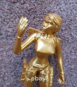 LARA CROFT MIDAS GOLD Tomb Raider Atlas Editions no. 60 figure STATUE Xmas Gift