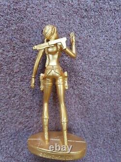 LARA CROFT MIDAS GOLD Tomb Raider Atlas Editions no. 60 figure STATUE Xmas Gift