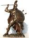 LEONIDAS Greek Spartan King Warrior Statue Sculpture Figure Bronze Finish 12.5in