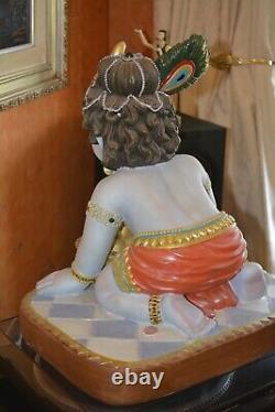Large Crawling Baby Krishna Resin Statue/idol/figure/display/worship/e851