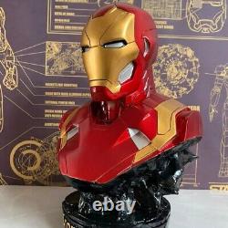 Large Iron Man Head Resin Statue 35cm New Figure Avengers Marvel Gift Figure Toy
