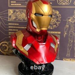 Large Iron Man Head Resin Statue 35cm New Figure Avengers Marvel Gift Figure Toy