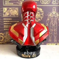 Large Iron Man Head Resin Statue 35cm New Figure Avengers Marvel Gift Figure Toy