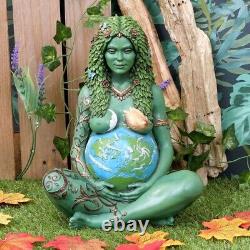 Large Mother Earth Resin Statue Figure Gaia Goddess Pregnant Ornament New 30cm