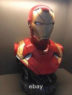 Large Size Iron Man Resin Bust / Statue 32cm New