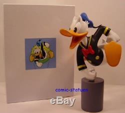 Leblon Delienne Disney Donald Duck Excite Wütend Resin Statue Figur Neu & Ovp