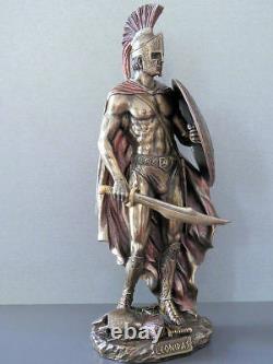 Leonidas the king of Sparta Cold Cast Bronze statue 26 cm 10.23 inches