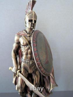 Leonidas the king of Sparta Cold Cast Bronze statue 26 cm 10.23 inches