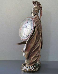Leonidas the king of Sparta Cold Cast Bronze statue 26 cm 10.23 inches