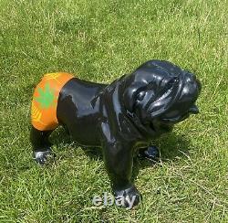 Life size Painted Fibreglass / Resin Bulldog Statue / Figure
