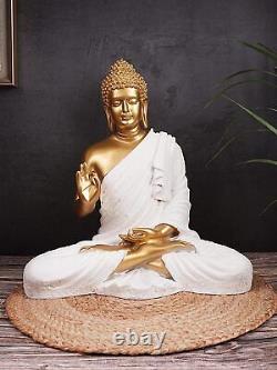 Lord Buddha Statue Figure House Warming Decorative For Home Office Decor Resin