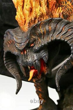 Lord Of The Rings Balrog Flame Of Udun Statue 27cm Sideshow Weta