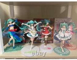 Lot 5 Hatsune Miku Figures with Box Girls Vocaloid Resin Statue Collection Japan