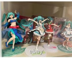 Lot 5 Hatsune Miku Figures with Box Girls Vocaloid Resin Statue Collection Japan