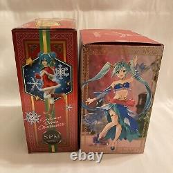 Lot 5 Hatsune Miku Figures with Box Girls Vocaloid Resin Statue Collection Japan