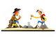 Lucky Luke & Calamity Jane Resin Figure Lim 220 LMZ