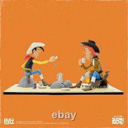 Lucky Luke & Calamity Jane Resin Figure Lim 220 LMZ