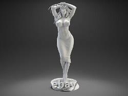 Lust Beauty Woman Unpainted Unassembled Resin 3D printed Model Figure NSFW