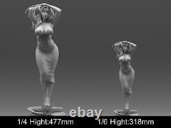 Lust Beauty Woman Unpainted Unassembled Resin 3D printed Model Figure NSFW