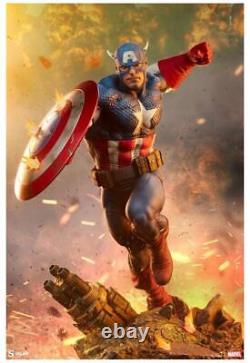 MARVEL Captain America Premium Format Figure 1/4 Statue Sideshow