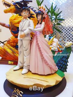 MRC Recast Dragon Ball Z Goku Chichi Wedding Dress Resin Statue Figure Vegeta
