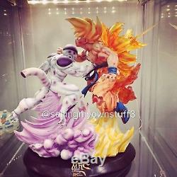 MRC Recast Dragon Ball Z Super Saiyan Son Goku Vs Frieza Resin Statue Figure