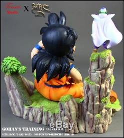 MRC Tensai Dragon Ball Z Kid Gohan Training Resin Statue Figure Goku Piccolo
