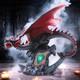 Majestic Fantasy Dragon Figurine with LED Light Up Base Mystical Crystal Statue