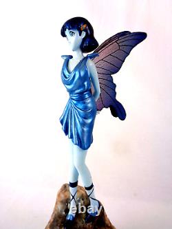 Manga / Anime Female 1/8 Fairy Vinyl Model Kit Statue Unique Rock Base