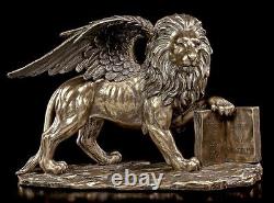 Markus Löwe Figur Markus Der Evangelist Statue Bronzed Veronese Decor Lion