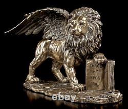 Markus Löwe Figur Markus Der Evangelist Statue Bronzed Veronese Decor Lion