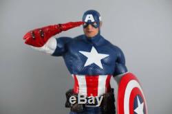 Marvel Avengers Captain America Statue 1/4 Scale Oversized Figure Double Heads