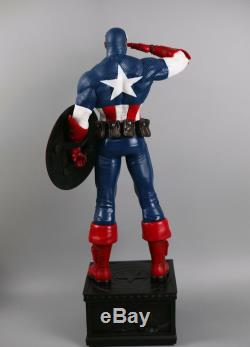 Marvel Avengers Captain America Statue 1/4 Scale Oversized Figure Double Heads