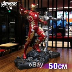 Marvel Avengers Iron Man MK43 1/4 Resin Statue 50CM Figure Birthday Endgame
