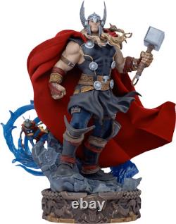 Marvel Comics Thor Unleashed Deluxe 110 Scale statue By Iron Studios Sideshow