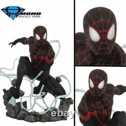 Marvel Gallery Premier Collection Spiderman Statue Miles Morales Figure Resin 9