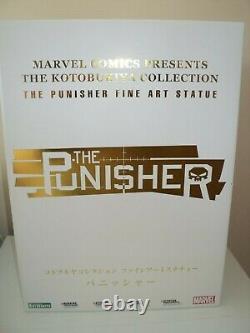 Marvel Universe The Punisher Fine Art Statue Kotobukiya Limited Edition 900 New