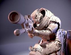 Mass Effect Garrus Vakarian- Game Garage Kit Figure Collectible Statue Handmade