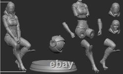 Mass Effect Tali Zorah- Game Garage Kit Figure Collectible Statue Handmade