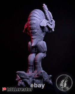 Mass Effect Urdnot Wrex Game Garage Kit Figure Collectible Statue Handmade