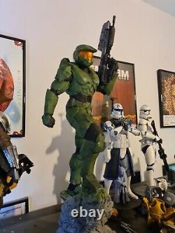 Master Chief Resin 3d Printed Statue 16 Scale Fully Painted And Display Ready