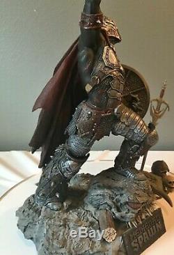 Mcfarlane Toys MEDIEVAL SPAWN 17 Inch Resin Statue Signed Boxed Figure #208/1500