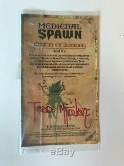 Mcfarlane Toys MEDIEVAL SPAWN 17 Inch Resin Statue Signed Boxed Figure #208/1500