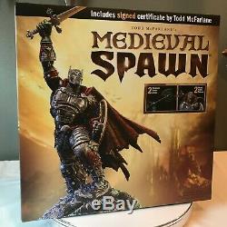 Mcfarlane Toys MEDIEVAL SPAWN 17 Inch Resin Statue Signed Boxed Figure #208/1500