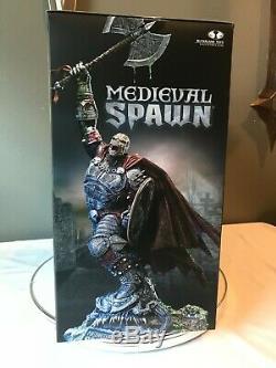 Mcfarlane Toys MEDIEVAL SPAWN 17 Inch Resin Statue Signed Boxed Figure #208/1500