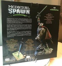 Mcfarlane Toys MEDIEVAL SPAWN 17 Inch Resin Statue Signed Boxed Figure #208/1500