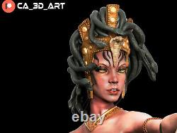 Medusa Statue CA3DSTUDIOS 8K 3D Printed Resin 10cm to 35cm