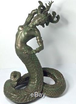 Medusa Statue Sculpture Figure Figurine Resin Art Artwork Carved Collectible