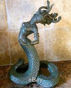 Medusa Statue Sculpture Figure Figurine Resin Art Artwork Carved Collectible